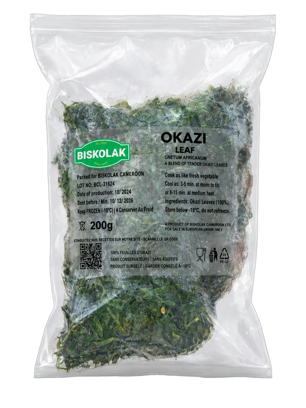 BISKOLAK OKAZI LEAVES CONGELATA
