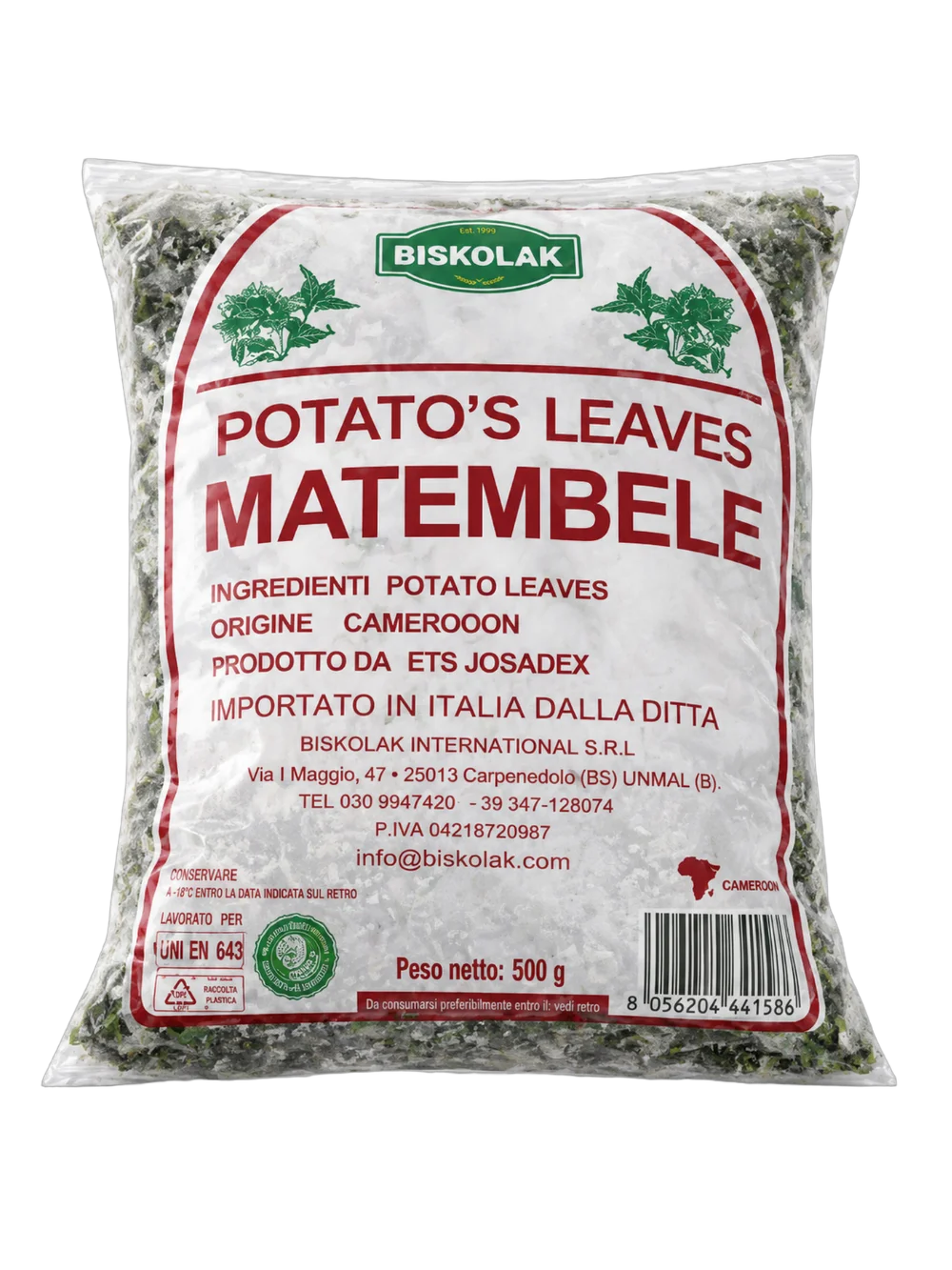 BISKOLAK MATEMBELE POTATO LEAVES